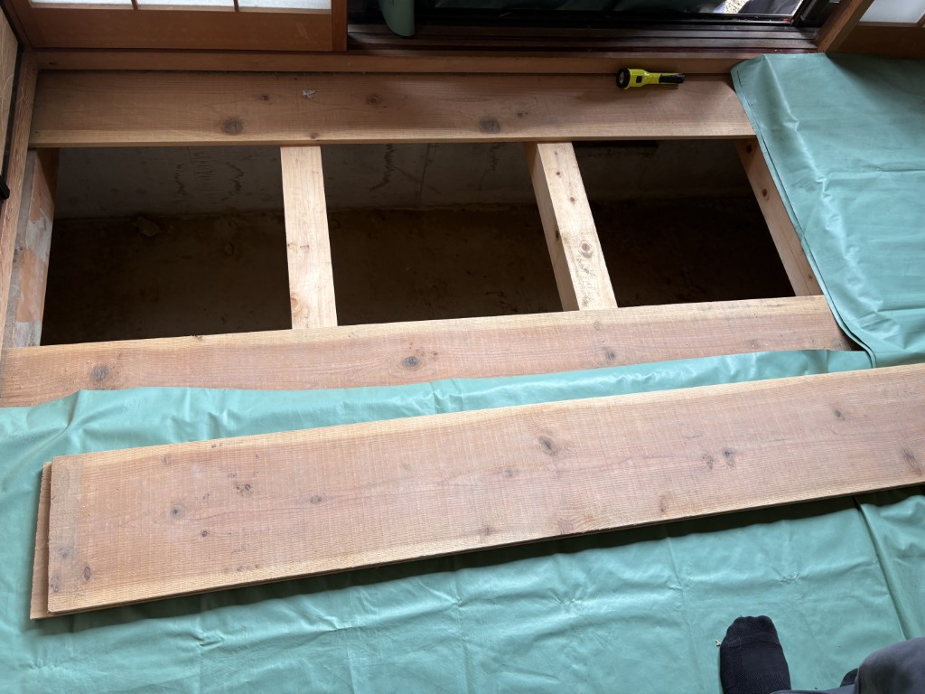 床下の状態確認（施工前）