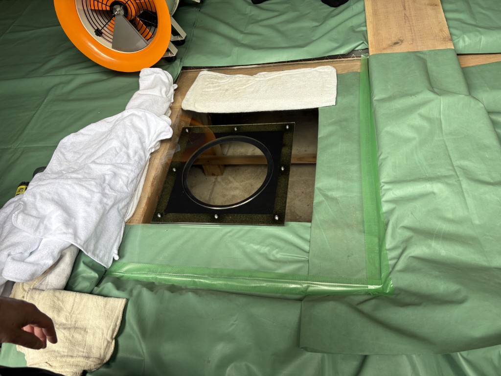 発泡機設置前の最終確認